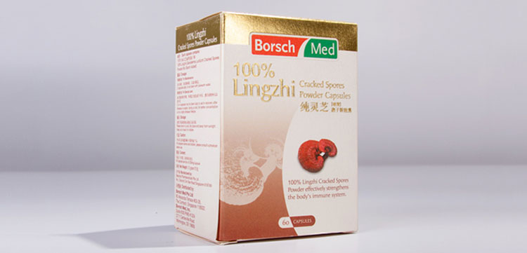 BorschMed Lingzhi Powder Capsules Packaging Design