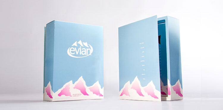 Evian Water Packaging Design