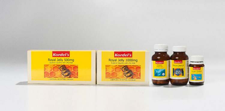 Kordel's Health Supplement Packaging Design