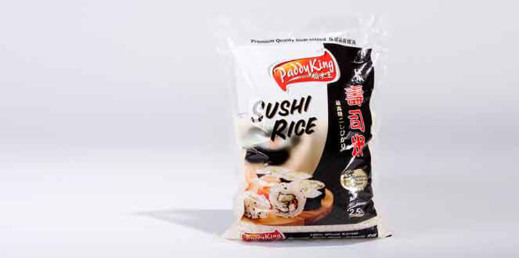 Paddy King Sushi Rice Packaging Design