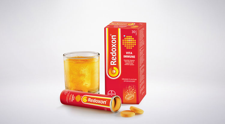 Redoxon Health Supplement Packaging Design