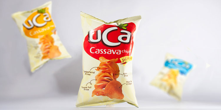 UCA Cassava Chips Packaging Design