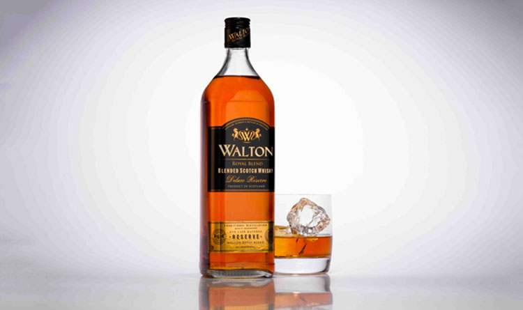 Walton Whisky Label Packaging Design